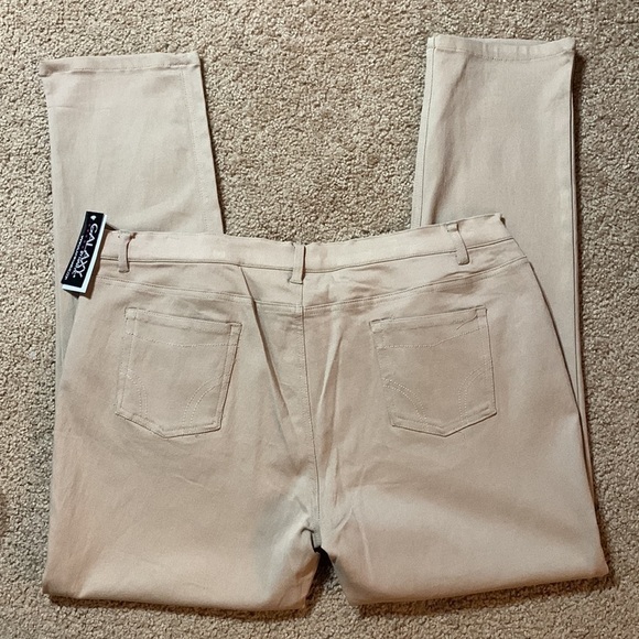 Galaxy by Harvic Stretch Khaki pants Size J18, New With Tags - Picture 3 of 8